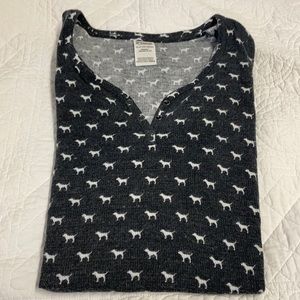 Pink Victoria’s Secret Thermal Night Shirt